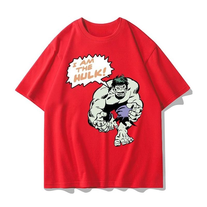 Оригинальная Высококачественная Летняя футболка с коротким рукавом «Мстители» с принтом Халка, мужская и женская, топы, куртка