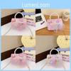 Butterfly Playful Knot Kids Handbag In Pink With Trendy Chain Strap For Girls