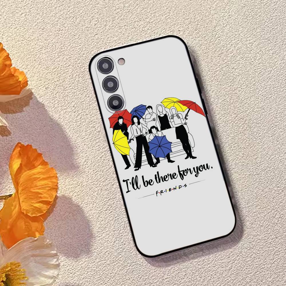 Hot TV Show F-Friends Phone Case Black Silicone Soft For Samsung Galaxy A73,A72,A71,A70,A53,A52,A51