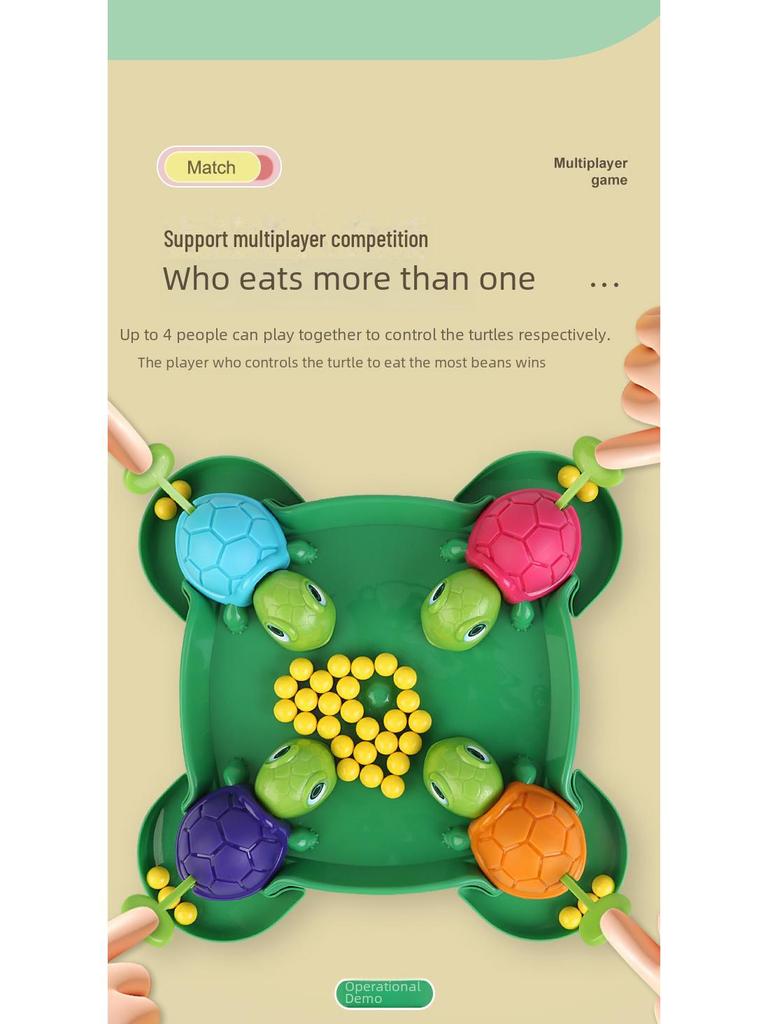 Игра «Черепашка жует бобы»: Интерактивная обучающая игрушка для родителей и детей