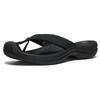 KEEN Kona Flat Размер 9 Артикул 1029129 Мужские шлепанцы-сандалии, Черный/Черный, (27,0 см), Нет.