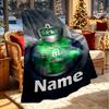 Custom Name Personalized Club Santos Laguna Print Blanket, Home Decor, Bedroom, Sofa, Camping, Couch, Gifts for Birthday ChristmasEnthusiasts