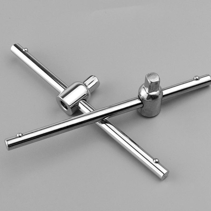 Адаптер со скользящей рукояткой из углеродистой стали с приводом 1/4", 2 шт., удлинитель для торцевого ключа для труднодоступных мест, ремонт автомобиля