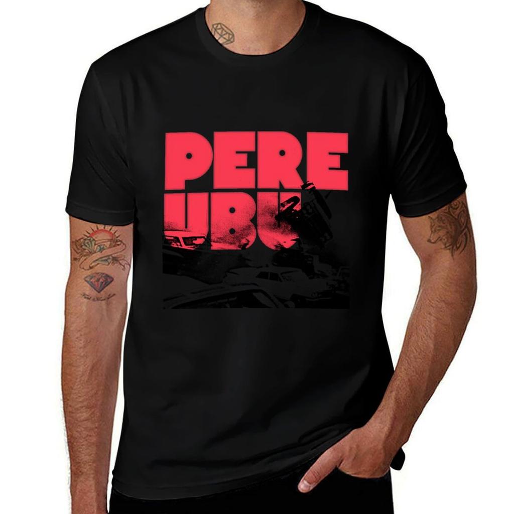 Pere Ubu Retro Style Fan Art Tshirt Novelty Graphic Tee Shirt Tshirt