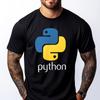 Программист Python Компьютерные разработчики Мужская дизайнерская одежда Роскошные дизайнерские футболки Большие размеры Английский стиль - Мужская летняя...