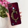 For Realme C21Y C25Y C21 Royal Crown Initial Letter Couple Phone Case For Realme C21 C 21Y C25Y Soft Silicone TPU Bumpers