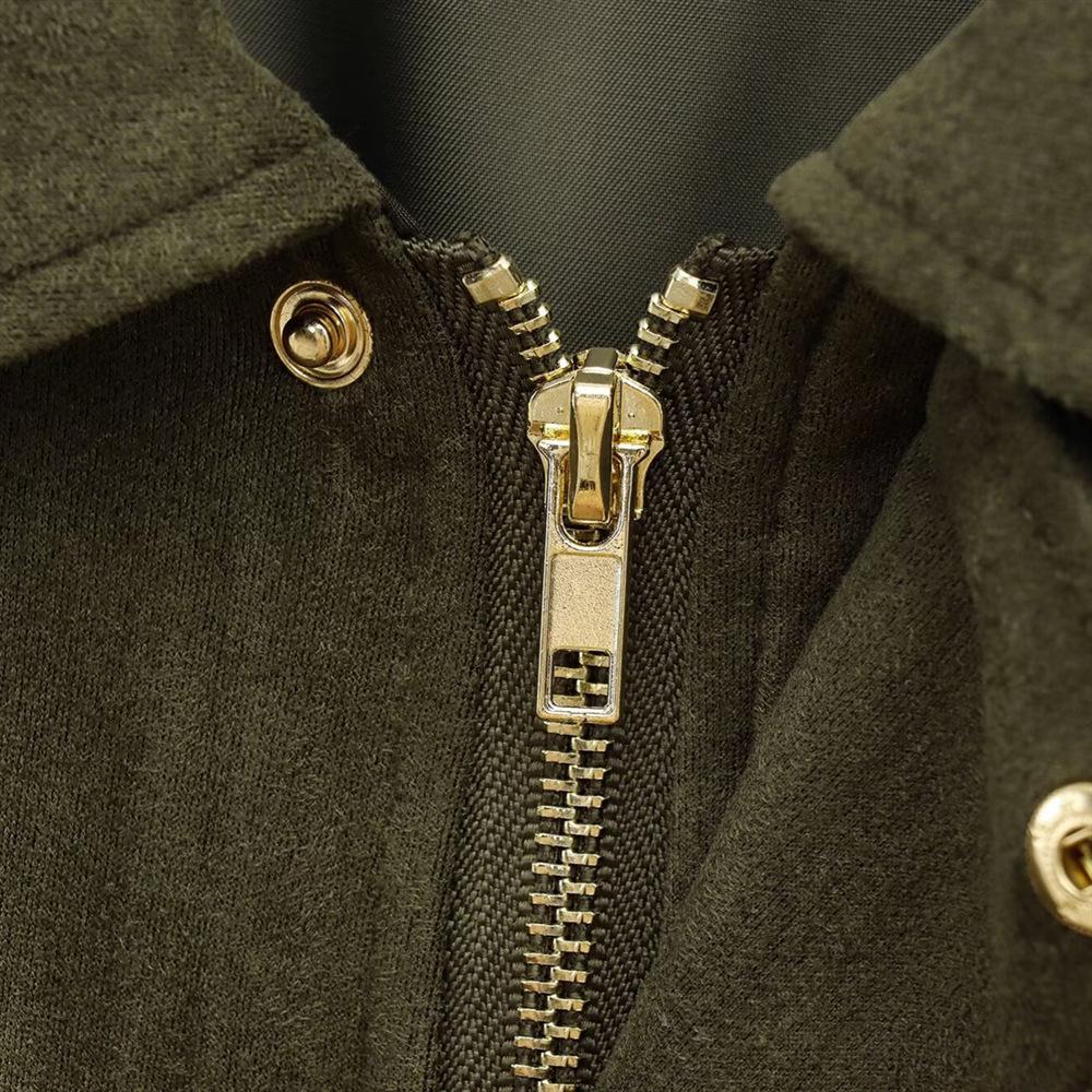 2025 Spring/Summer Women's Suede Loose Turn-Down Collar Jacket