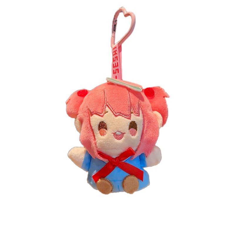 Плюшевый брелок с мультяшными персонажами, подвеска-мягкая кукла, украшение для рюкзака, подарок