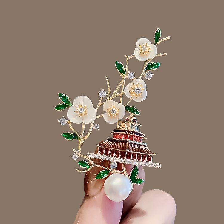 Sunward Growth Sunflower Brooch: Elegant Women's Corsage Pin for College Entrance Suits