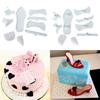 9x Plastic Lady Cutter High-Heeled Shoes Sandals Cake Decorating Baking Mould