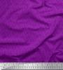 Purple Japan Crepe Satin Fabric Brush Stroke Abstract Print Fabric by the Metre 42 Inch