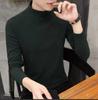 Men's Solid Color German Velvet Thermal Turtleneck Long Sleeve Shirt