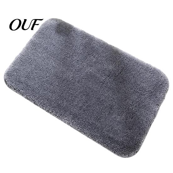 Bathroom Accessory Thick Plush Bath Rug, Extra Soft Absorbent Non Slip Entryway Doormat Fluffy Microfiber Shower Rug for Floor/Tub, 24 x 16 Inch Water