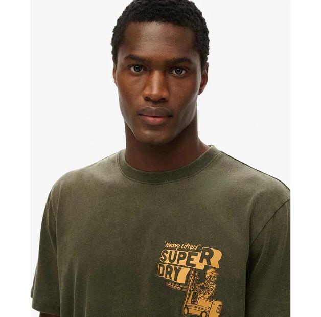 Superdry Футболка с коротким рукавом Trade Tools Loose
