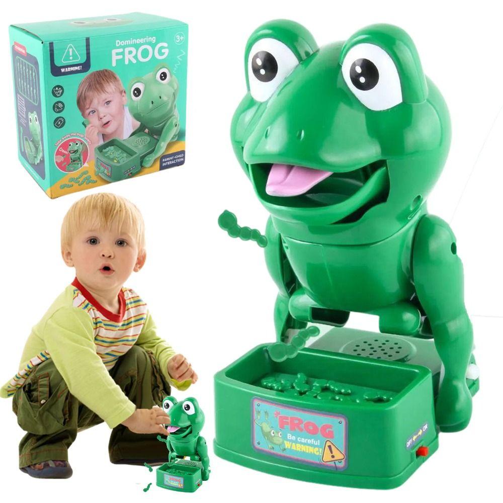 Multifunctional Stealing Insect Frog Biting Prank Toys Simulation Frog Board Games Birthday Gift