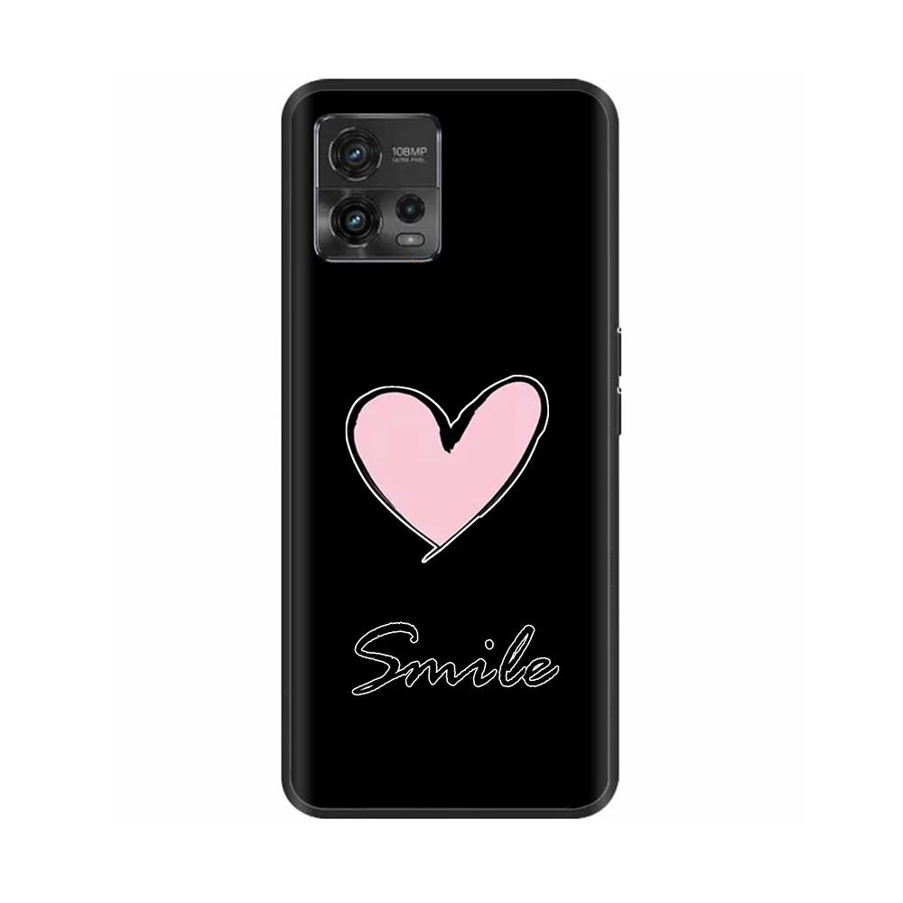 For Moto G72 Case Couple Panda Phone Back Cover For Motorola G72 Cover MotoG72 G 72 Protective Soft Liquid Silicone Funda Bumper