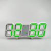 3D Digital Alarm Clock Wall LED Clock Desk Alarm Clock with Temperature for Home Kitchen Office