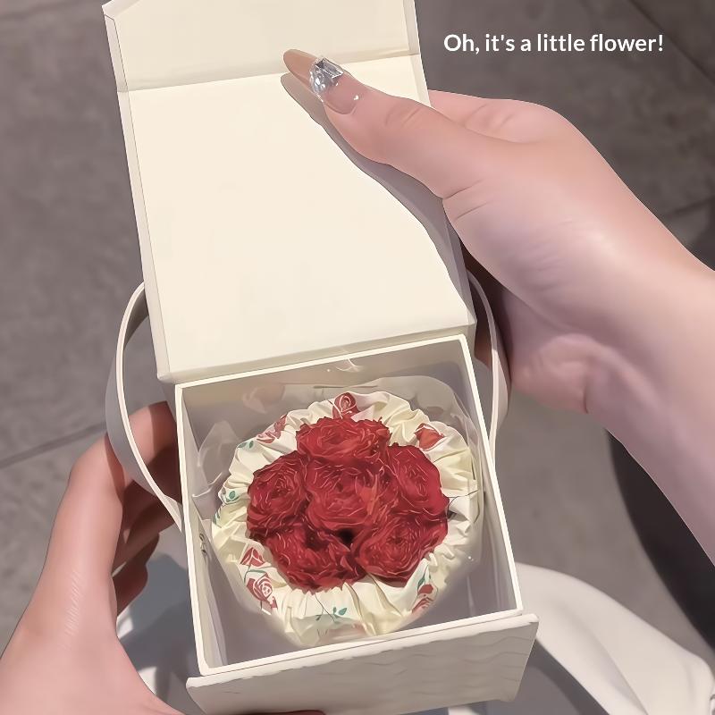 Beautiful Soap Rose Flower Artificial Bouquet for Home Decor and Special Occasions like Christmas