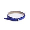 Factory  Women's Thin Faux Leather Fashion Ladies Waist PU Belt With Silver Alloy Buckle