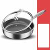 316 Stainless Steel Pan Non Stick Frying Pan Frying Pan Uncoated Induction Cooker Gas Universal