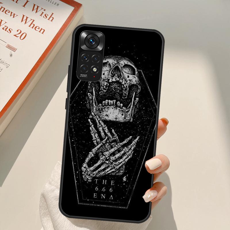 Забавный чехол с черепом для Xiaomi Redmi Note 11 10 Pro 8 9 9S 10S 11S 9A 9C 10A 10C K40 K50 игровой чехол