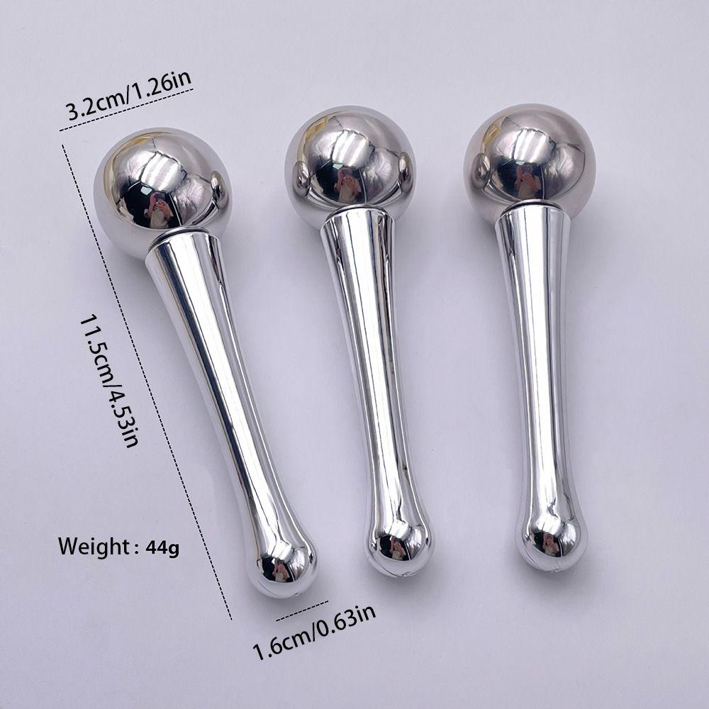 Puffiness Face Care Cryo Freeze Stick Stainless Steel Cooling Massage Roller Ball  Face