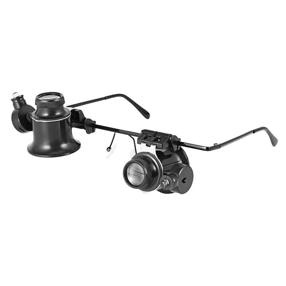 Hands-free 20X Lens Magnifying Eyewear Jewelers Repair Wearing Magnifier  Precision Work