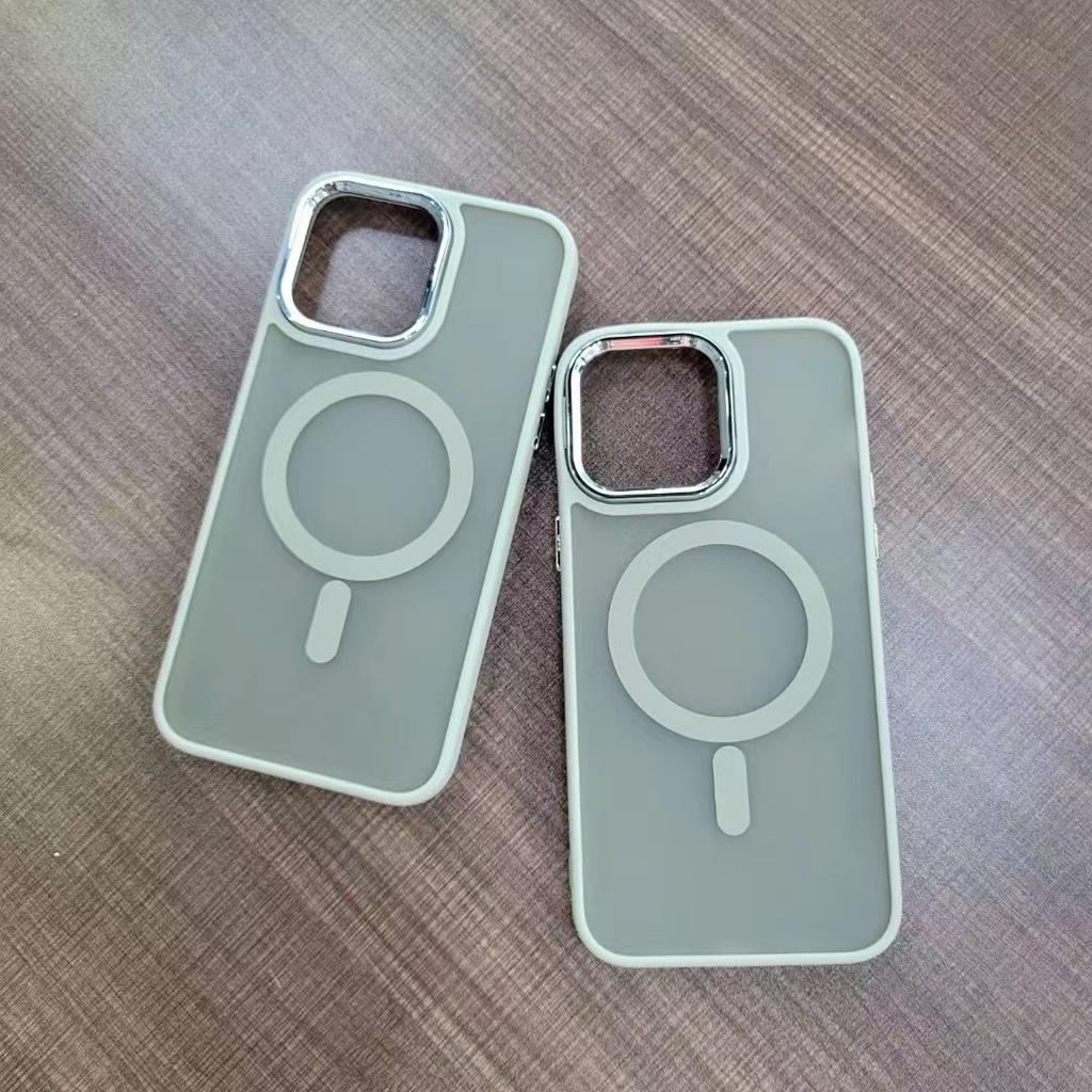 Применимо к iPhone16Pro Золотой щит Магнитная адсорбция 15plus Защитный чехол с большим отверстием X/xs с защитой от ощущения кожи
