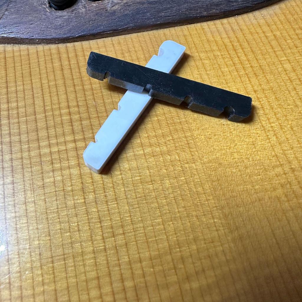 ABS Plastic Bass Nut & String Saddle for 4/5-String