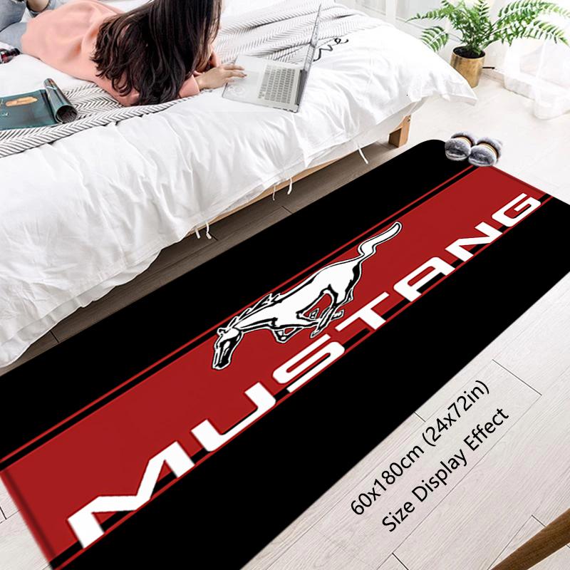 House Entrance Doormat Hallway Carpet Mustangs Horse Living Room Rugs Foot Carpets Bathroom Rug Floor Mats Non-slip Home Decors