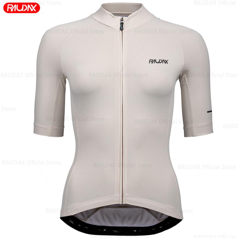 2026 Raudax Cycling Jersey 11 colors Cycling Racing Tops Short Sleeve Cyclist Clothes Shirt Maillot Women Bicycle Bike Wear