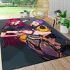 1Pc Fantasy Warrior Trio Carpet Rug Customizable Soft Washable Antislip Home Living Room Sofa Mats Personalized Rug 0917207