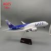 Модель самолета масштаба 1/130, 47 см, самолет серии B787, реплика самолета, литье из смолы, самолет с подставкой для авиационного энтузиаста