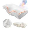 1 Pc Memory Foam Bed Orthopedic Pillow Neck Protection Slow Rebound Memory Pillow Butterfly Shaped Health Cervical Neck Health Care Sleeping Pillow