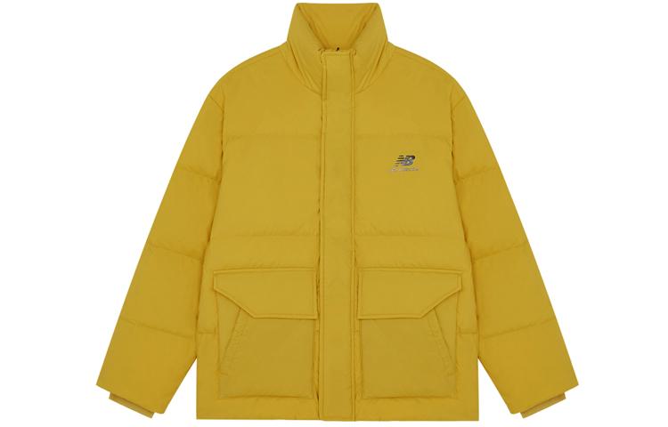 Men's New Balance Down Jackets Men's Yellow Stand Collar Moderate Other
