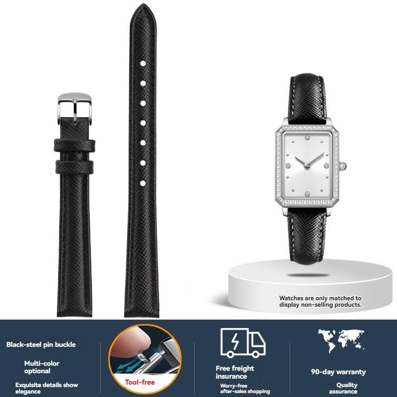 Женский ремешок из коровьей кожи для часов Fiyta DW Fossil Casio Longines, телячья кожа, 10 мм 12 мм 14 мм 16 мм 18 мм, браслет, Черный Зеленый Красный