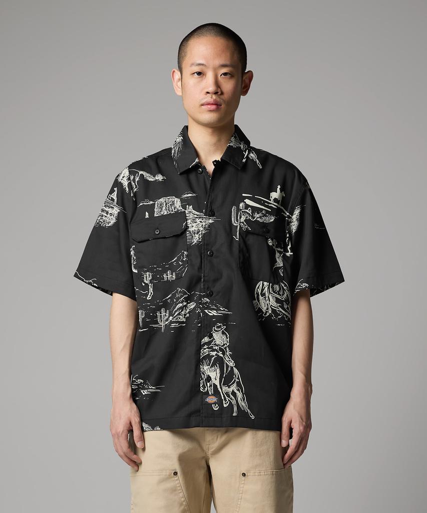 DICKIES Savage Work Shirt Black