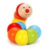 Classic World Caterpillar Rattle Squishy Wiggle Colorful Vivid Wooden Toy Caterpillar Half Birthday Gift for Girls and Boys, 0-10 Months, 1-2 Years