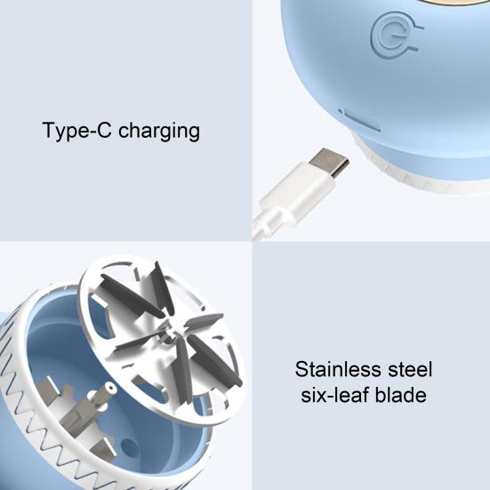 Yousheng Electric Fabric Shaver USB Rechargeable 6-Leaf Blades Sweater Defuzzer Cordless Clothes Lint Remover Portable Fuzz Pills Trimmer