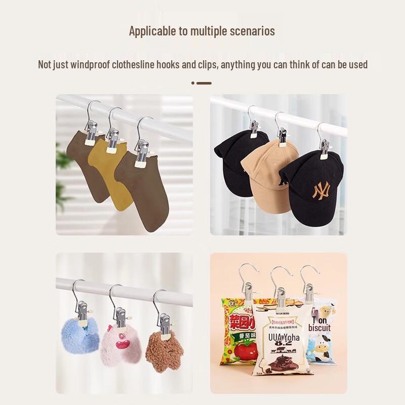 20-Pack Non-slip Multi-functional Pant Clips