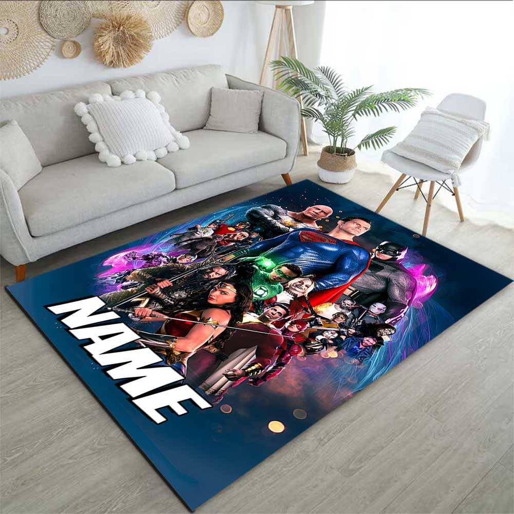 Warner Bros. Works (23) Customize your name rug, office chair cushion, home bedroom living room gift.