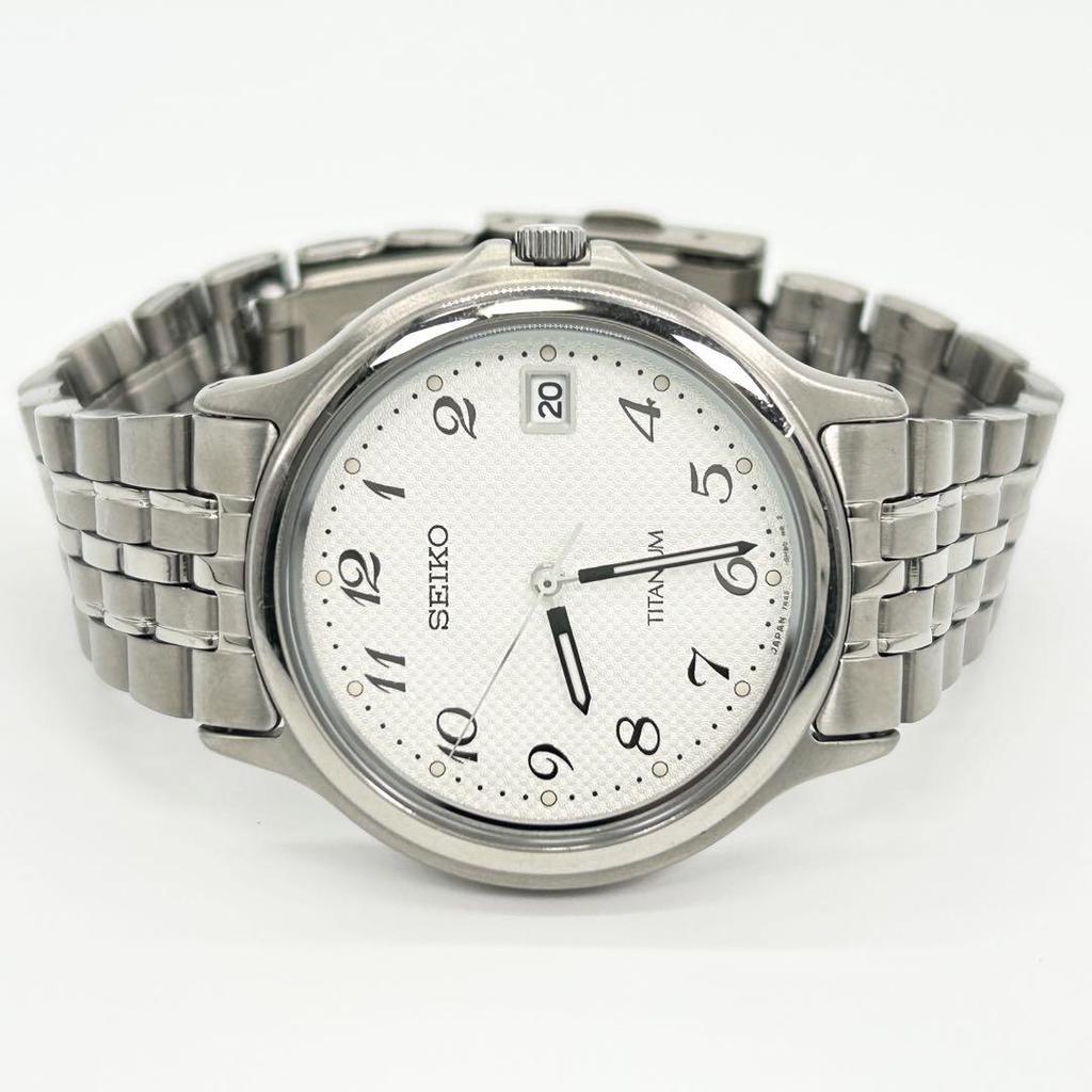 [USED] SEIKO TITANIUM 7N42-8A60 Quartz Watch