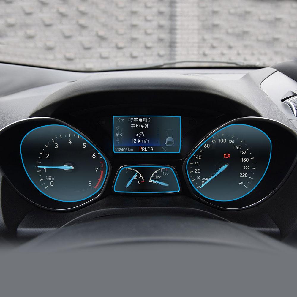 Car Dashboard Film for Ford Kuga Escape 2013 2014 2015 2016 2017 2018 2019 Instrument Cluster Film Protector Accessories