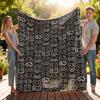 1pc Gaming Controller Throw Blanket Fun Video Game Console Pattern Couch Blanket for Game Room Decor Perfect for Gamers On Birthda