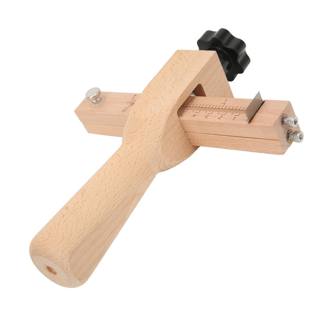 Leather Strap Cutter Adjustable Thickness Stainless Steel Strong Wood Leather Belt Cutter for Craft