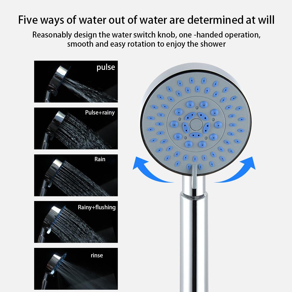 Душ Фильтр для душа Многослойный водосберегающий дождевой распылитель Мощные насадки Регулируемый аксессуар для ванной комнаты