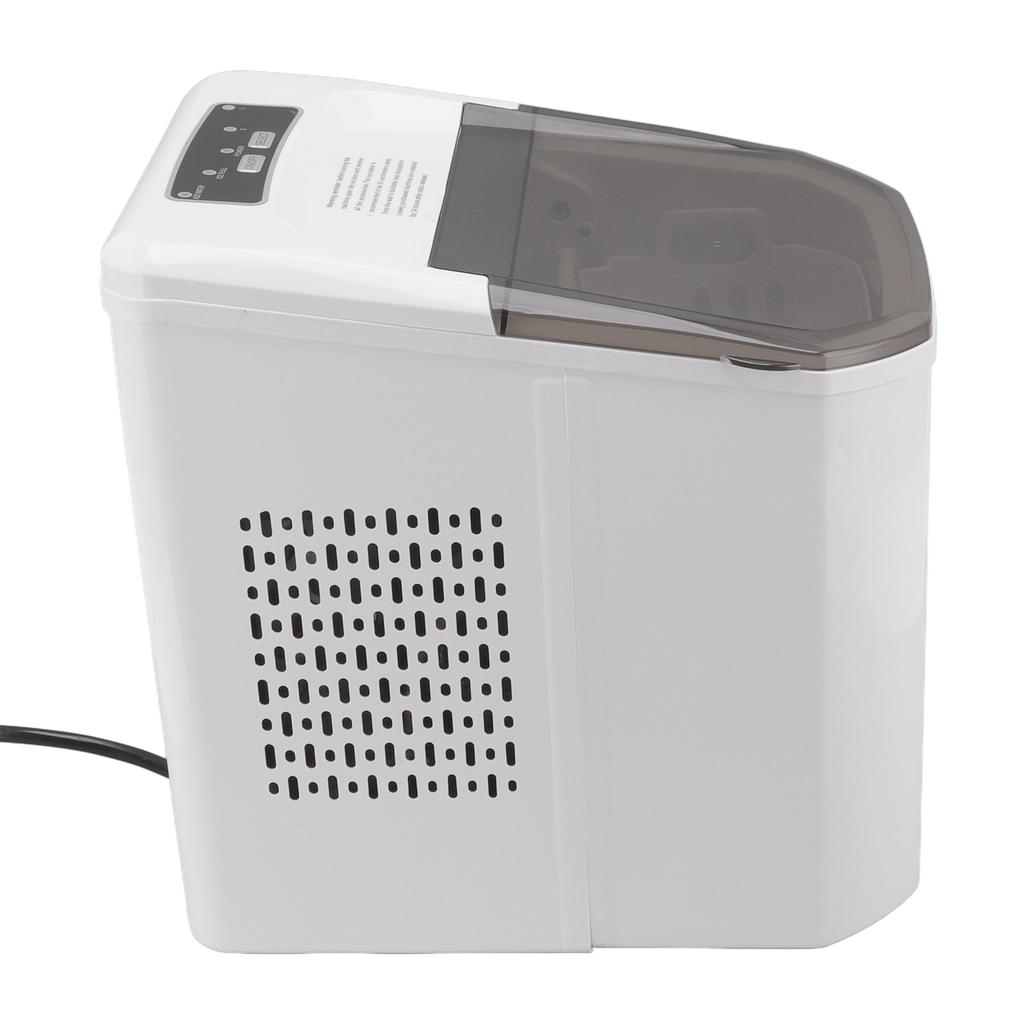 Countertop Ice Maker 160W Full Automatic Edible 9 Ice Cubes In 8 Mins Durable ABS Ice Cube Maker