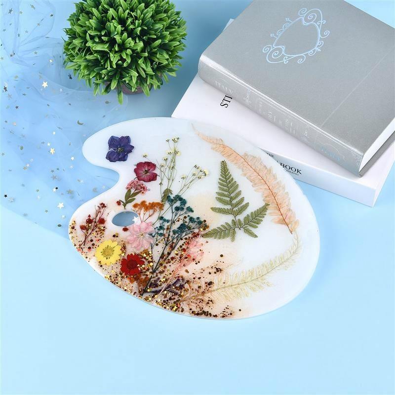 New Creative DIY Crystal Epoxy Mold Creative Handmade Mirror Color Palette Drawing Board Silicone Mold Household Supplies