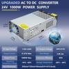 Модернизированный импульсный источник питания 110 В переменного тока на 24 В постоянного тока 1000 Вт, преобразователь 24 В 42 А для видеонаблюдения, 3D-принтера, мотор-насоса, воздушного компрессора, светодиодов