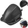Waterproof Motorcycle Tail Bag Durable Suspended Motorcycle Back Bag Rear Seat Strap Bag  Saddle